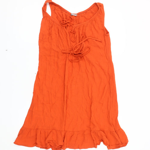 Marks and Spencer Women's Orange Dress, Size 8