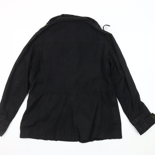 Zara Basic Women's Black XL Parka Jacket