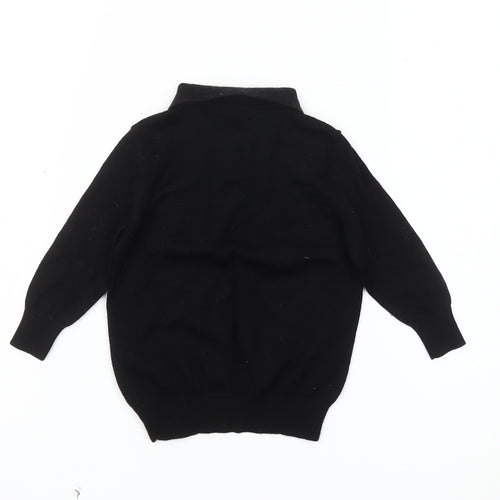 Nicholas & Bears Unisex Black Wool Jumper 18-24 Months