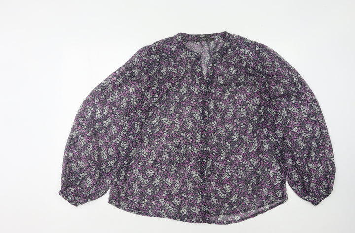 Bonmarché Women's Multicoloured Blouse Size 12