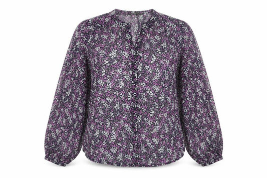 Front view of Bonmarché Women's Multicoloured Blouse, size 12