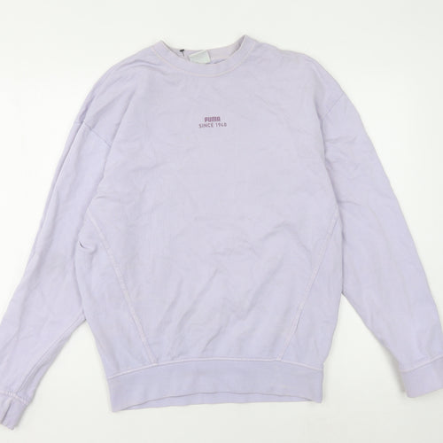 Puma Women's Purple Pullover Sweatshirt - XS