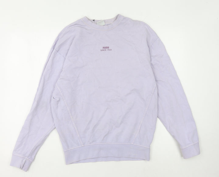 Puma Women's Purple Pullover Sweatshirt - XS