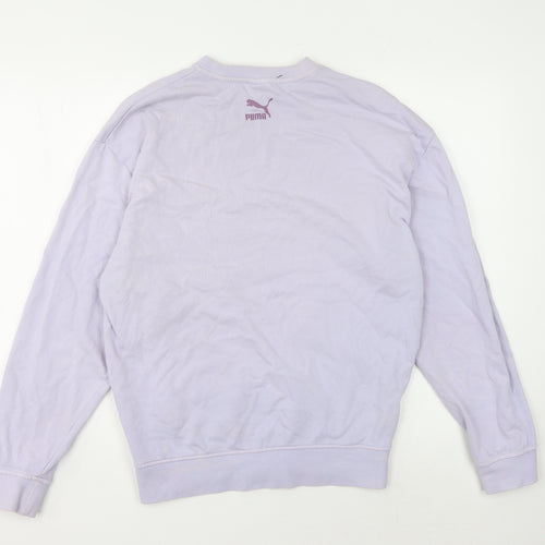 Puma Women's Purple Pullover Sweatshirt - XS