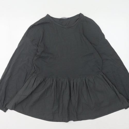 Zara Women's Black Long Sleeve Top M