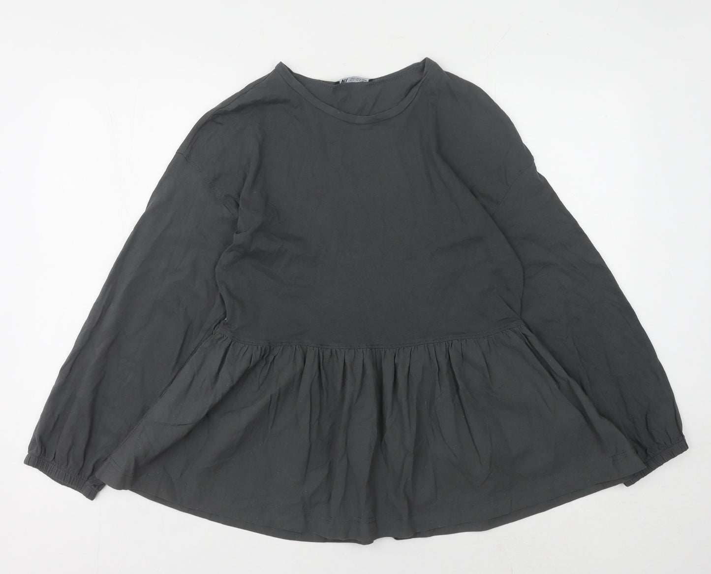 Zara Women's Black Long Sleeve Top M