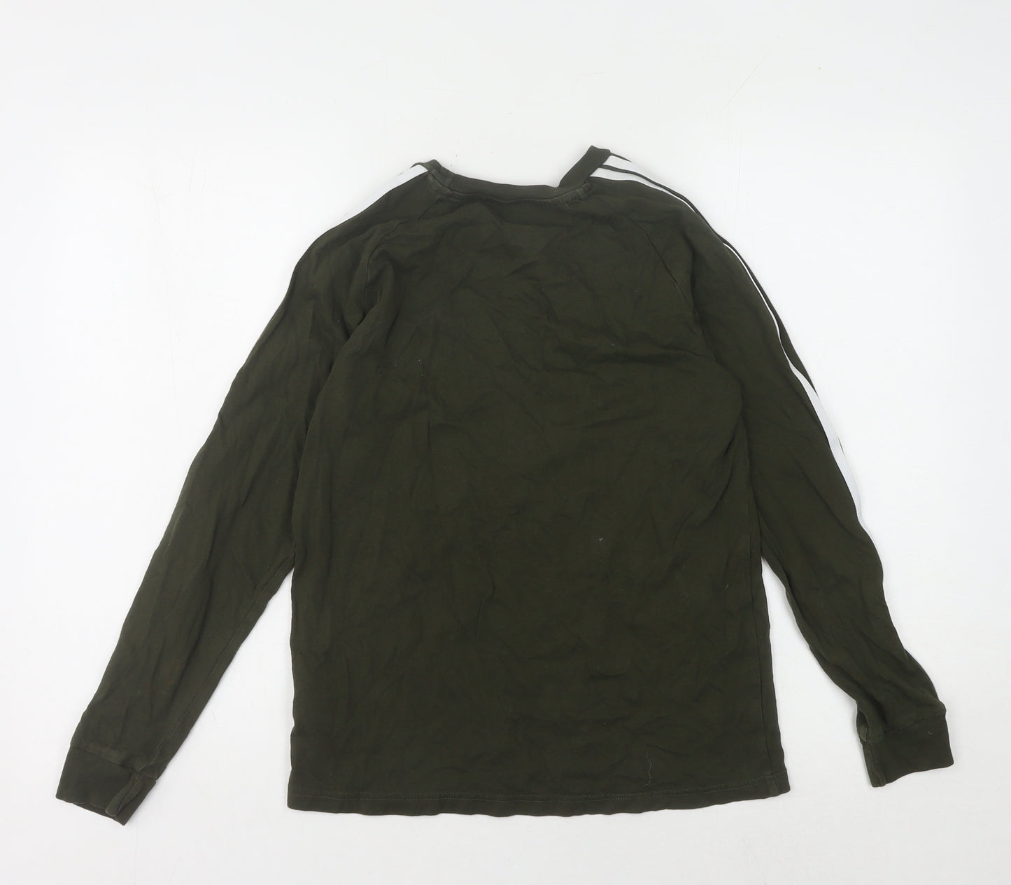 Adidas Kids Green Jersey T-Shirt - Long Sleeve, 12-13 Years