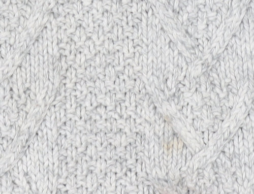 Marks and Spencer Men's Grey Cable-Knit XL Pullover