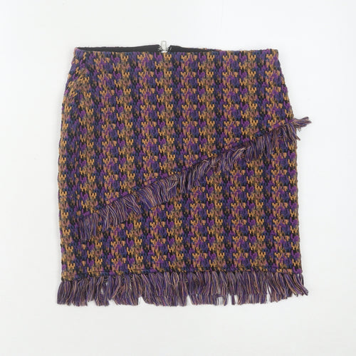 Noisy May Women's Multicoloured Geometric Skirt XS