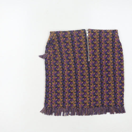 Noisy May Women's Multicoloured Geometric Skirt XS