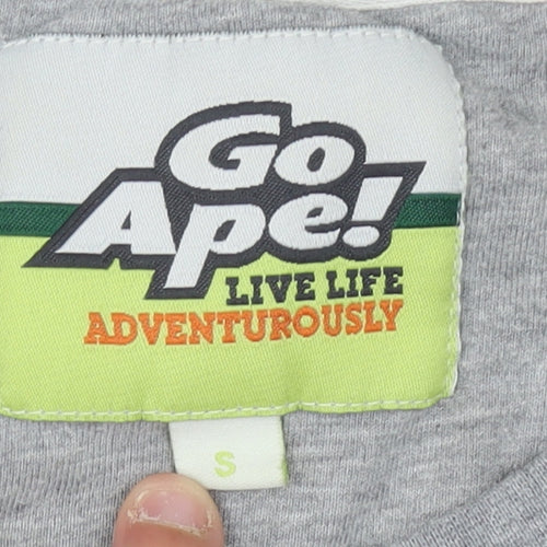 Go Ape Grey Women's Small Adventure T-Shirt