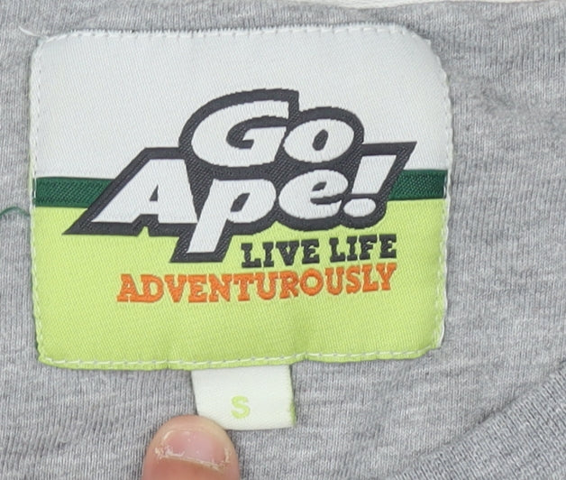 Go Ape Grey Women's Small Adventure T-Shirt