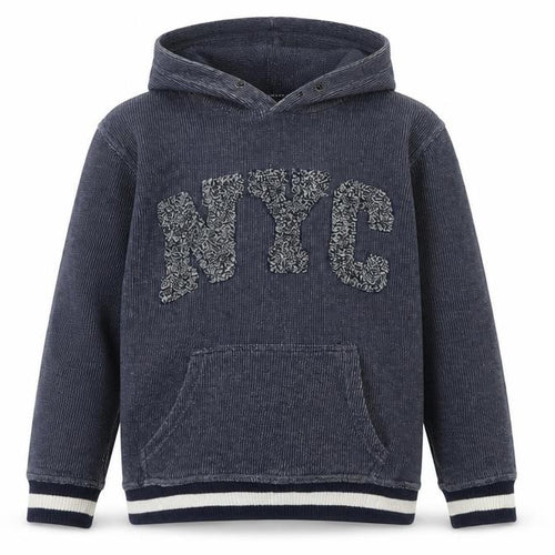 Zara Boys Blue Pullover Hoodie 11-12 Years - Casual City Style