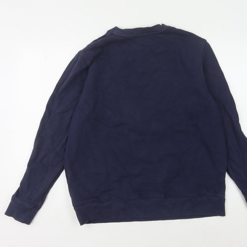 Self-Portrait Men's Blue Graphic Pullover Sweatshirt L