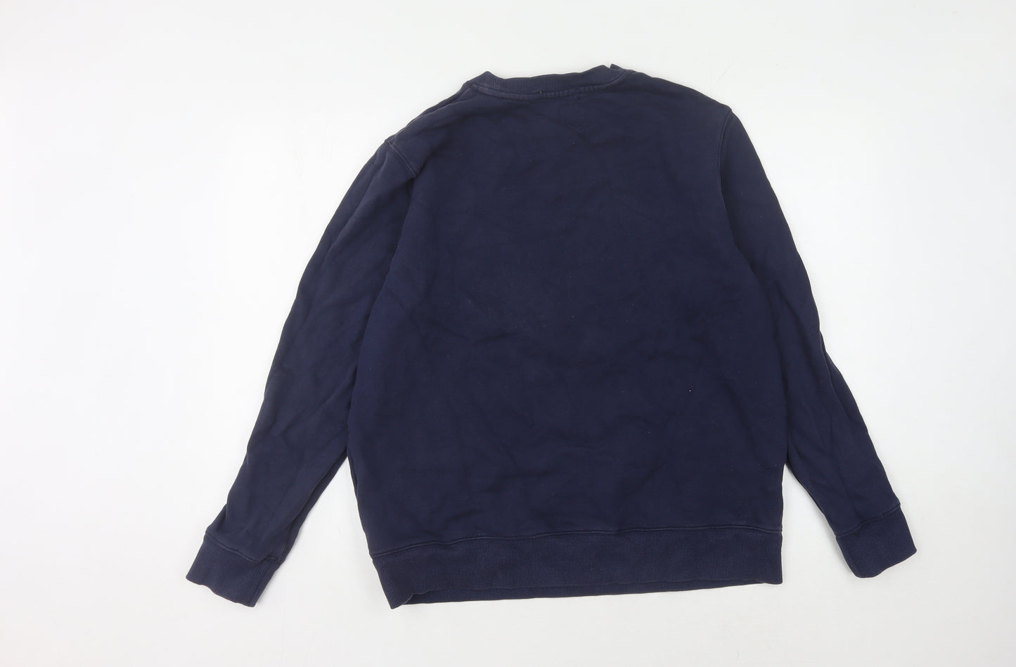 Self-Portrait Men's Blue Graphic Pullover Sweatshirt L
