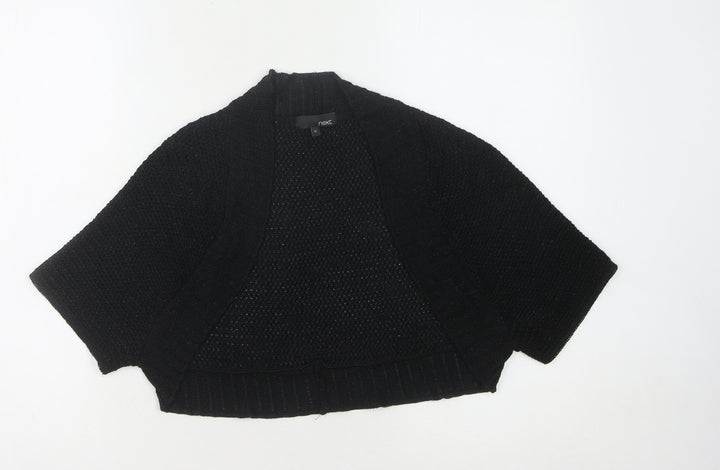 Next Women's Black Chunky-Knit Shrug XL