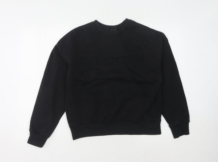 USA Pro Women's Black Pullover Sweatshirt Size 12