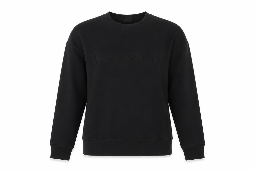 USA Pro Women's Black Pullover Sweatshirt Size 12
