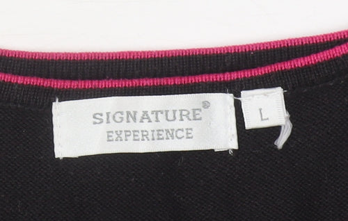 Signature Experience Women's Black Pullover Jumper L