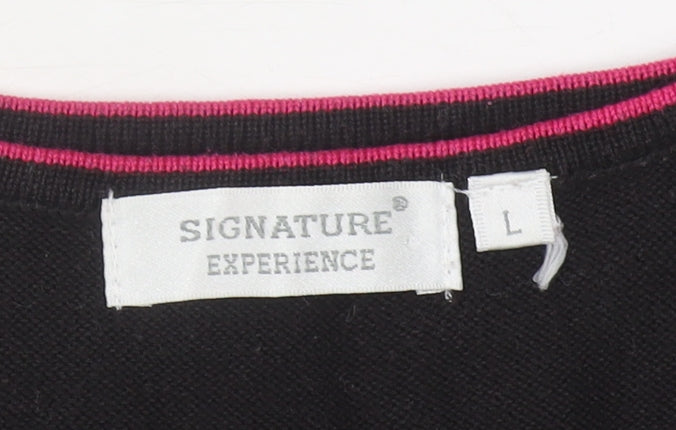 Signature Experience Women's Black Pullover Jumper L