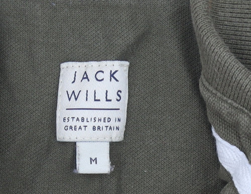 Jack Wills Men's Green Polo M