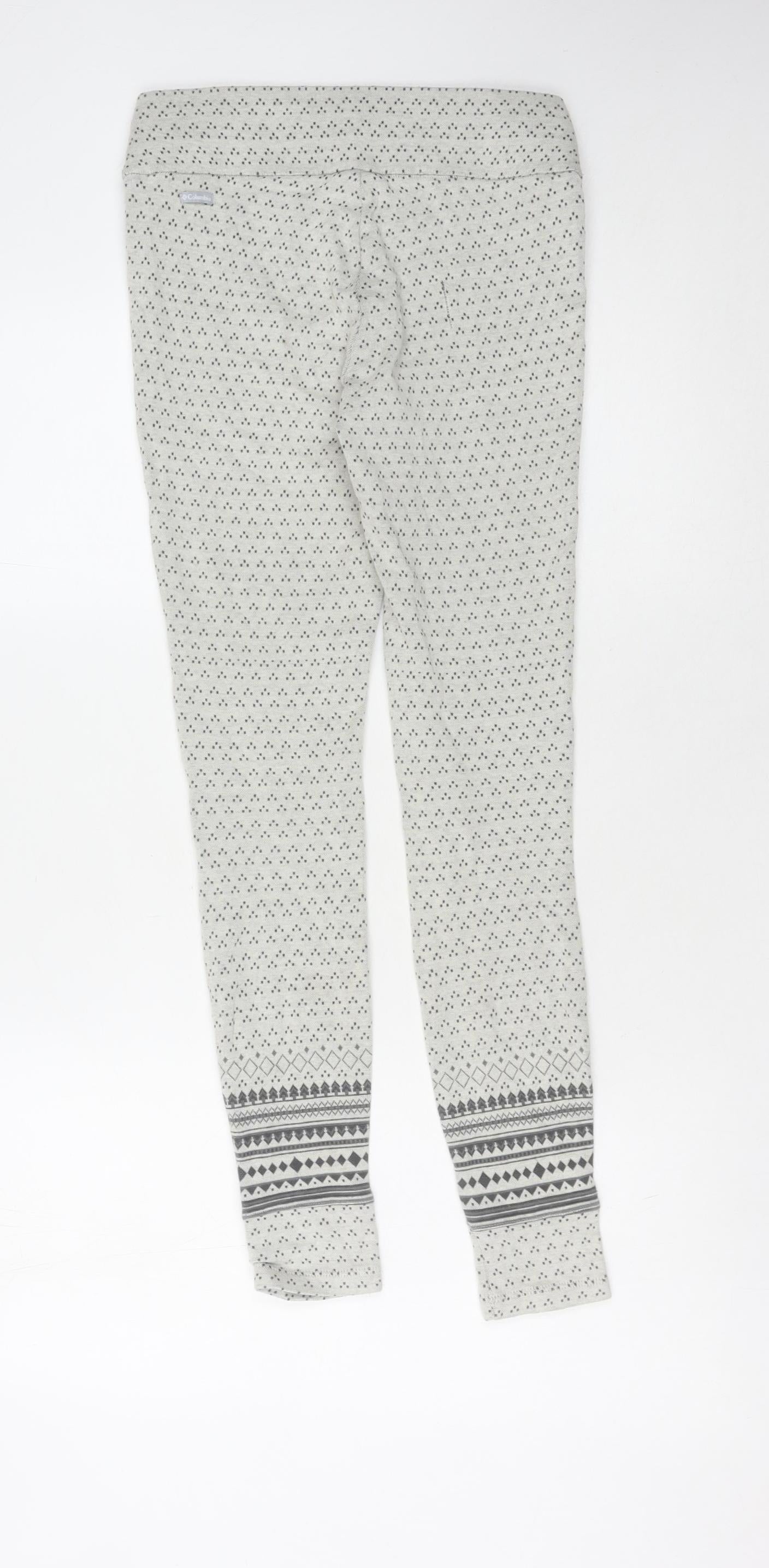 Columbia Women's Grey Geometric Leggings XS