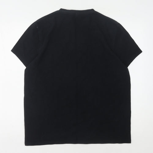Jack Wills Men's Black Crew Neck T-Shirt M