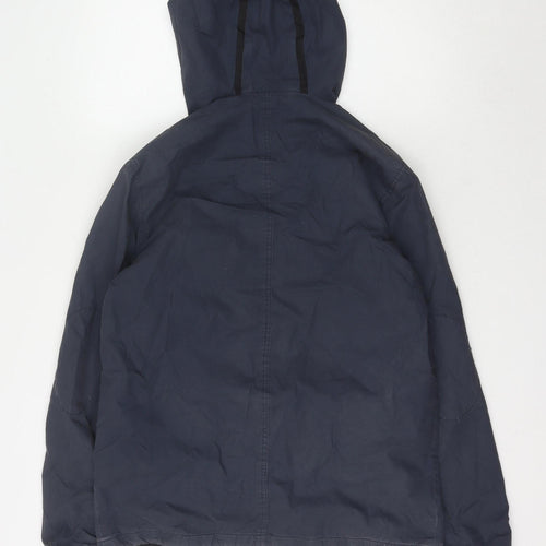 Brixtol Men’s Blue Hooded Jacket M Casual Zip