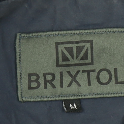 Brixtol Men’s Blue Hooded Jacket M Casual Zip