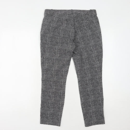 GAP Women's Grey Trousers Size 8 Regular Cotton Blend