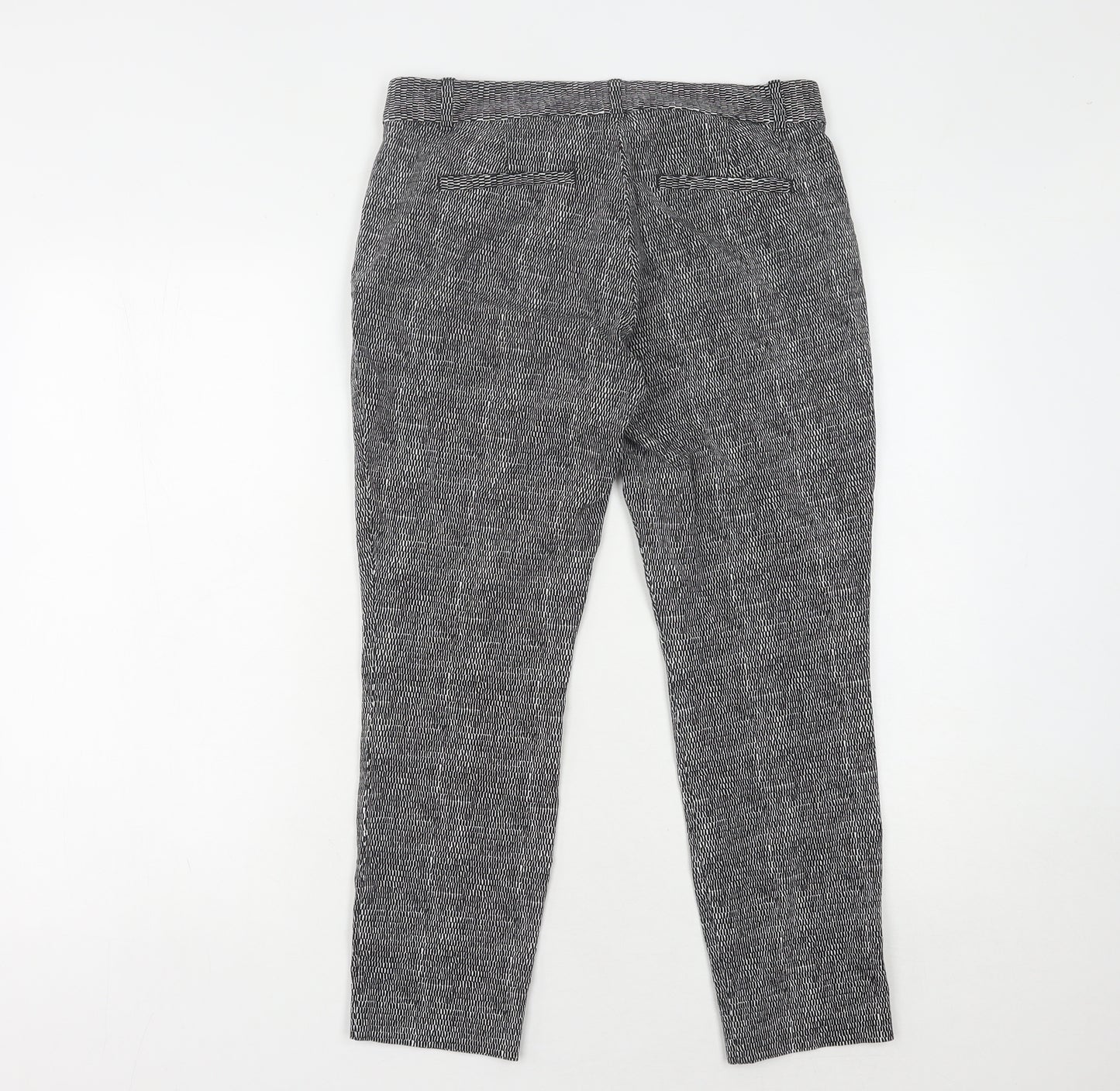 GAP Women's Grey Trousers Size 8 Regular Cotton Blend