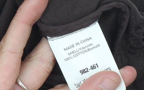 Next Women's Brown Blazer Size 10 Notch Lapel 100% Cotton