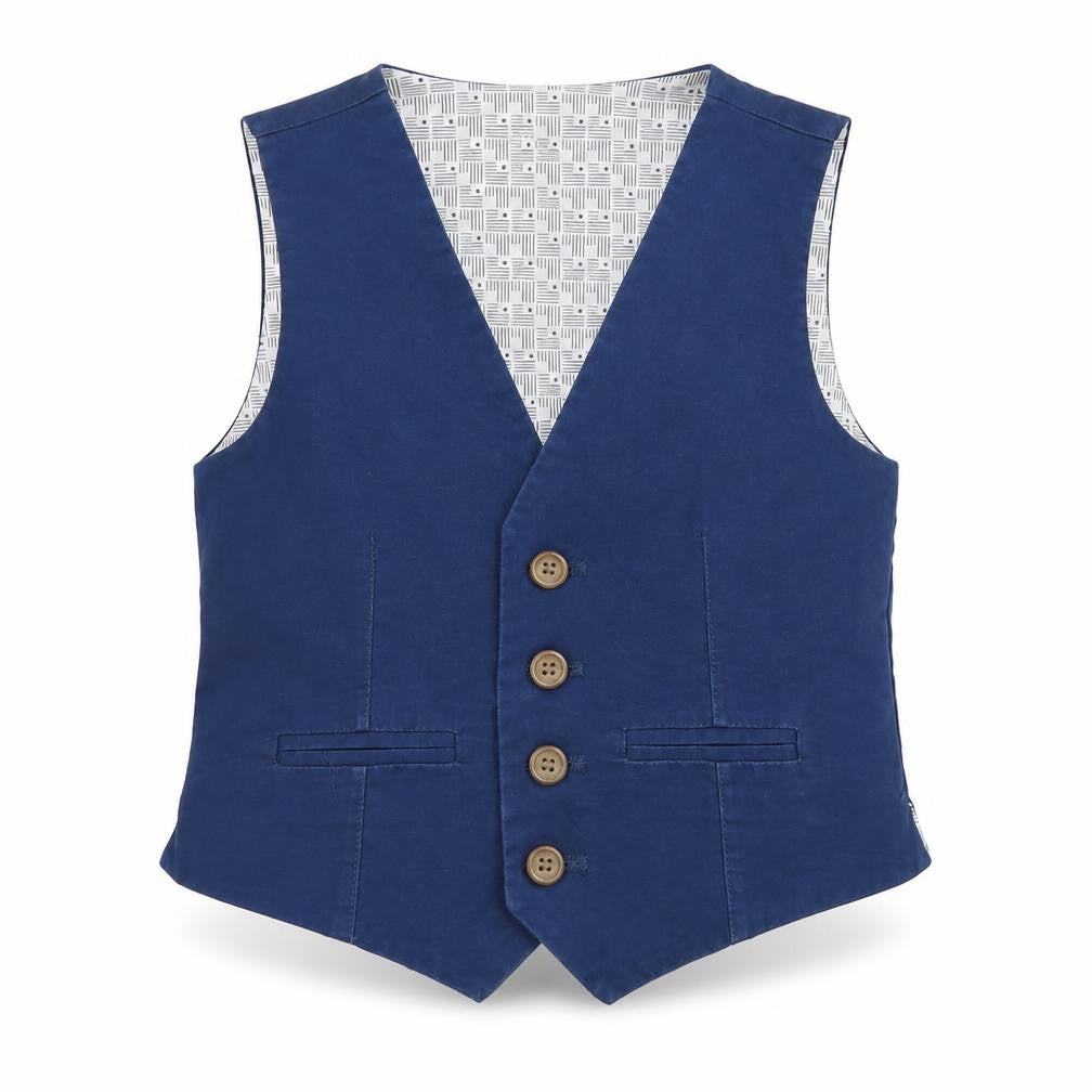 John Lewis Boys Blue Waistcoat, 5 Years, Formal/Casual Style