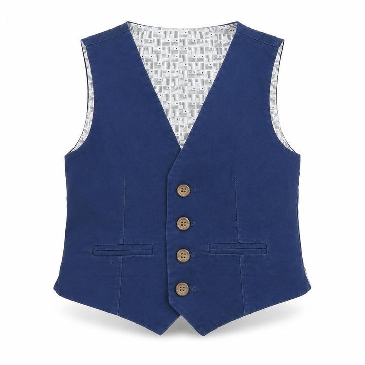 John Lewis Boys Blue Waistcoat, 5 Years, Formal/Casual Style