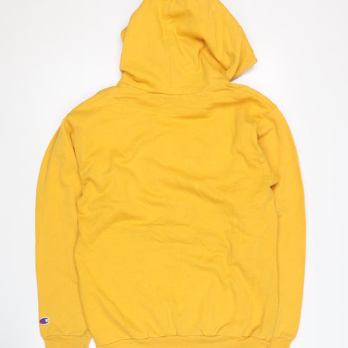 Champion Unisex Yellow Pullover Hoodie, Size S