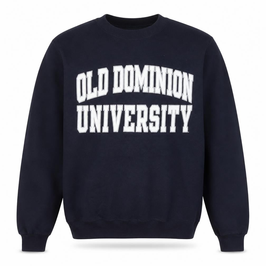 Front view of Champion Men's Black S Pullover University Sweatshirt