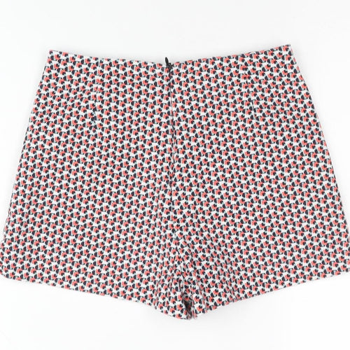Zara Women's XS Multicoloured Geometric Shorts
