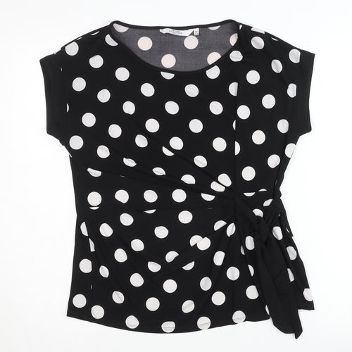 Debenhams Women's Black Polka Dot Blouse