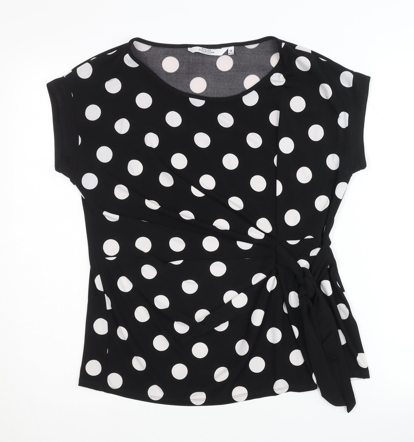 Debenhams Women's Black Polka Dot Blouse