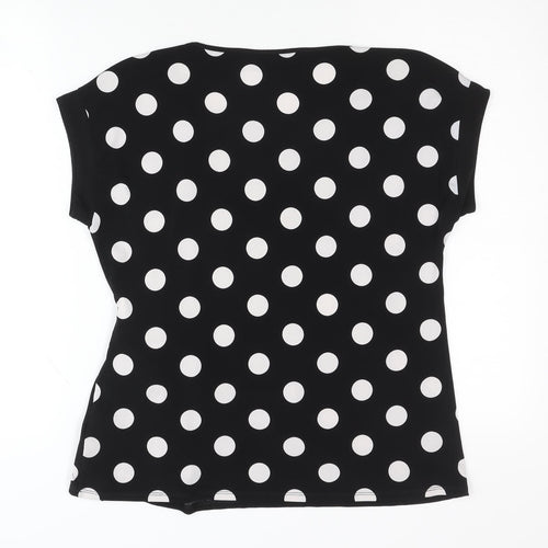 Debenhams Women's Black Polka Dot Blouse