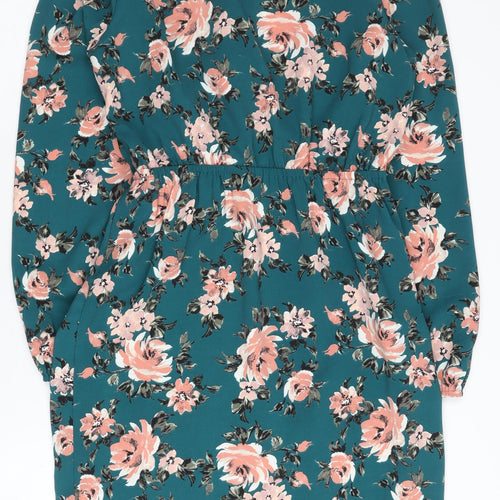 Apricot Women's Floral Wrap Dress Multicolour Size 10