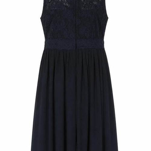 H&M Women's Black A-Line Lace Knee Length Dress