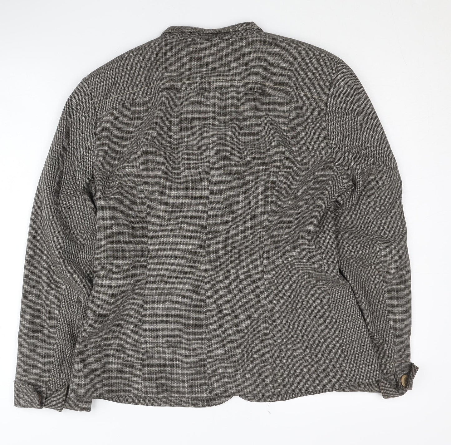 Debenhams Women’s Grey Jacket Size 12 Button