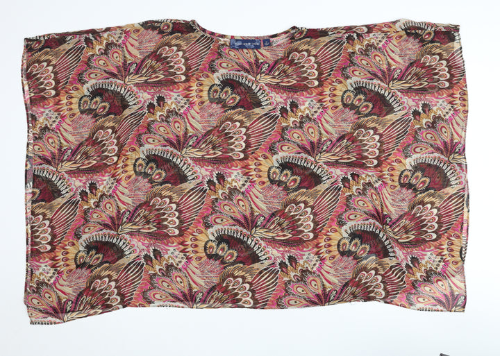 Susan Graver Women's XS Multicoloured Paisley Blouse