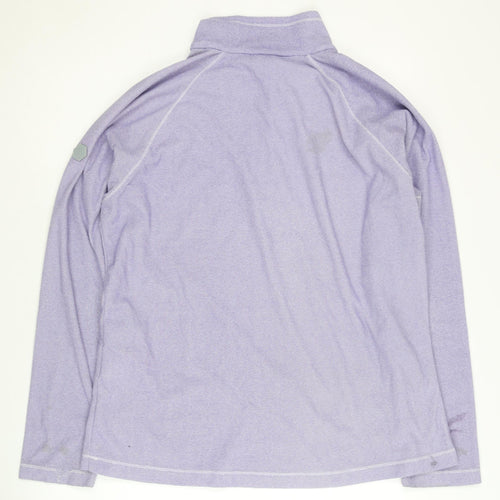 Regatta Women’s Purple 1/4 Zip Sweatshirt, Size 16