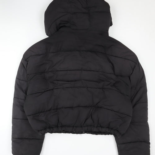 Urban Outfitters Women's Black Puffer Jacket L