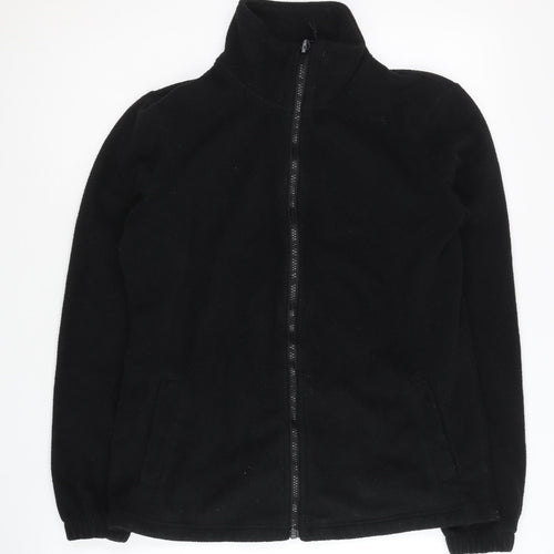 Mountain Warehouse Women's Black Fleece Jacket Size 10