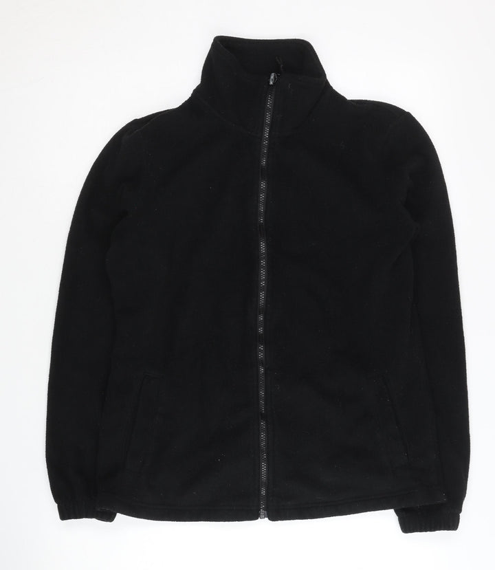 Mountain Warehouse Women's Black Fleece Jacket Size 10