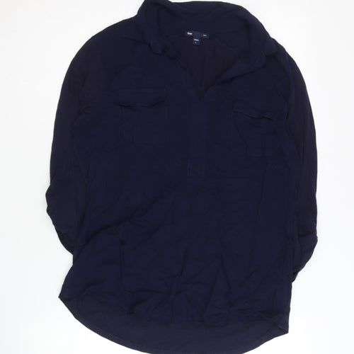 Gap Women's Blue Blouse - Size L