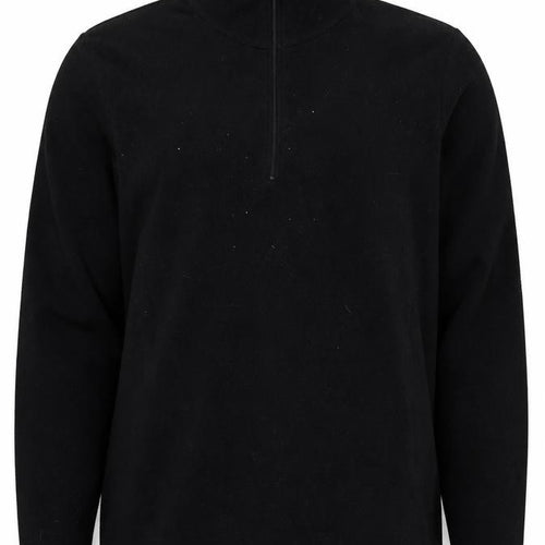Mountain Warehouse Unisex Black Fleece Pullover Sweatshirt